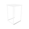 Mange debout design en acier blanc | BUDAPEST