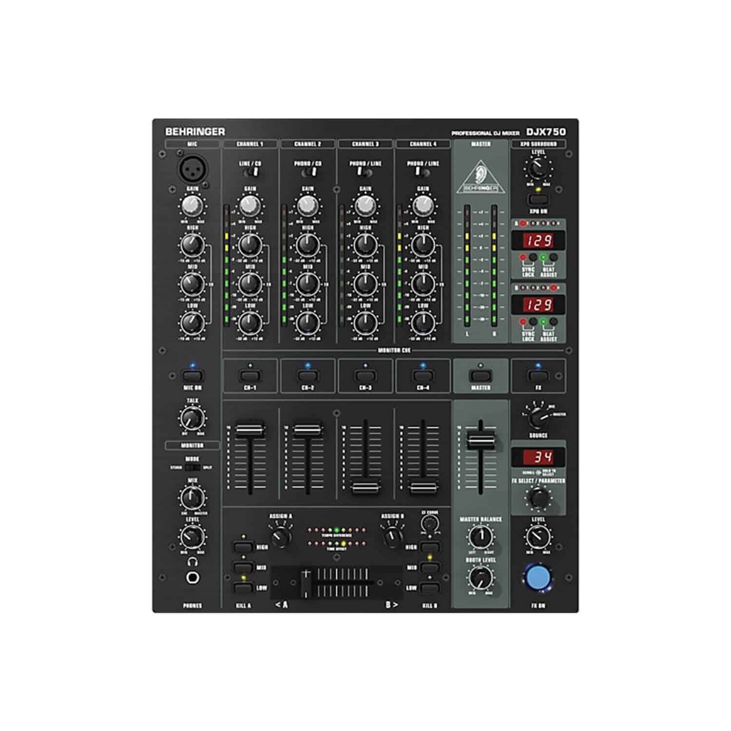 Table de mixage DJX 750 PRO  Behringer - Wowevent : en location !