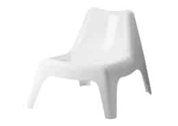 Fauteuil club blanc design et lounge | LISBONNE