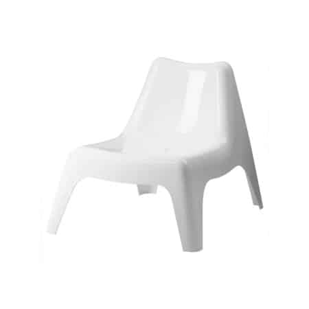 Fauteuil club blanc design et lounge | LISBONNE