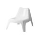 Fauteuil club blanc design et lounge | LISBONNE