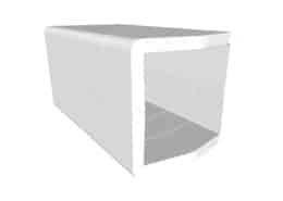 Banquette U-Cube blanc | COPENHAGUE