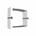 Module U-Cube blanc raccord noir | PARIS