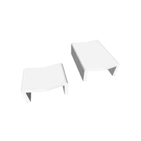 Table basse U-Cube blanc | HELSINKI