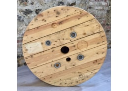 Table basse Touret de chantier en bois | CARDIFF