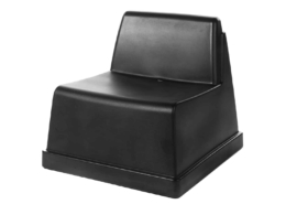 Fauteuil lounge noir intérieur extérieur | MONACO