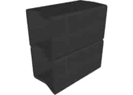 Desk plein U-Cube noir
