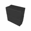Mur U-Cube noir | LA VALETTE