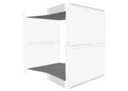 Pouf U-Cube blanc | STOCKHOLM