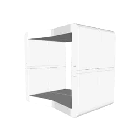 Pouf U-Cube blanc | STOCKHOLM