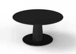 Table basse évasée noire