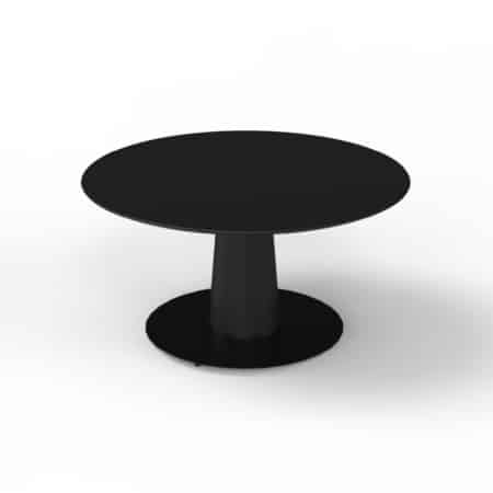 Table basse évasée noire