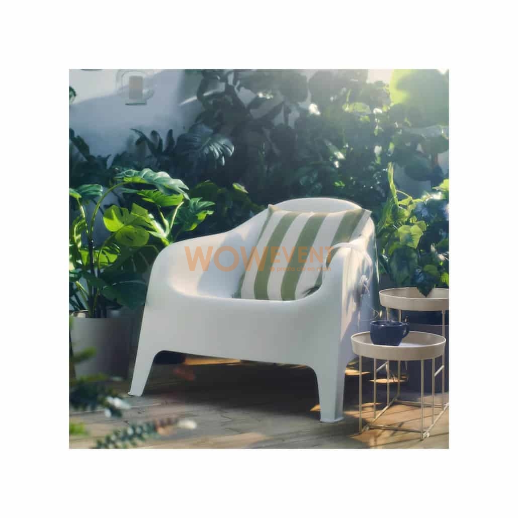 Fauteuil lounge blanc design | ASTANA