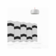 Cloison U-cube wave noir et blanc