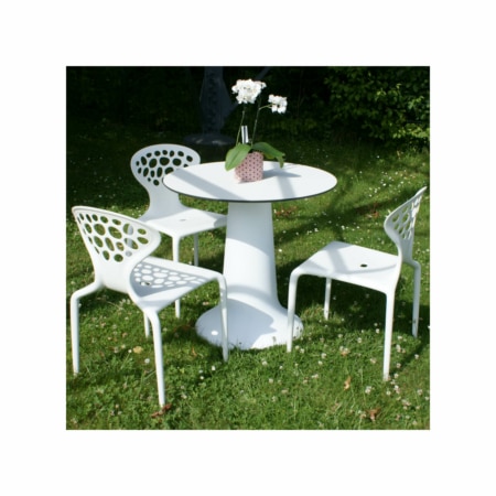 Table à manger évasée blanche | EREVAN
