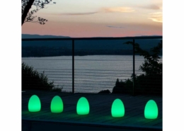 Lampe LED nomade Egg sur batterie