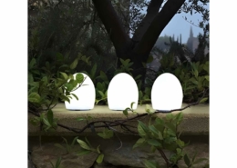 Lampe LED nomade Egg sur batterie