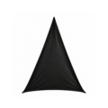 Structure triangle en lycra extensible noir | ATHÈNES
