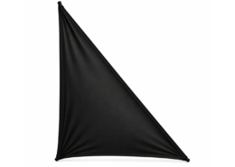 Toile tendue triangulaire en lycra noire 2 × 2,25 m | HÉRAKLION Toile tendue triangulaire en lycra noire 2 × 2,25 m | HÉRAKLION