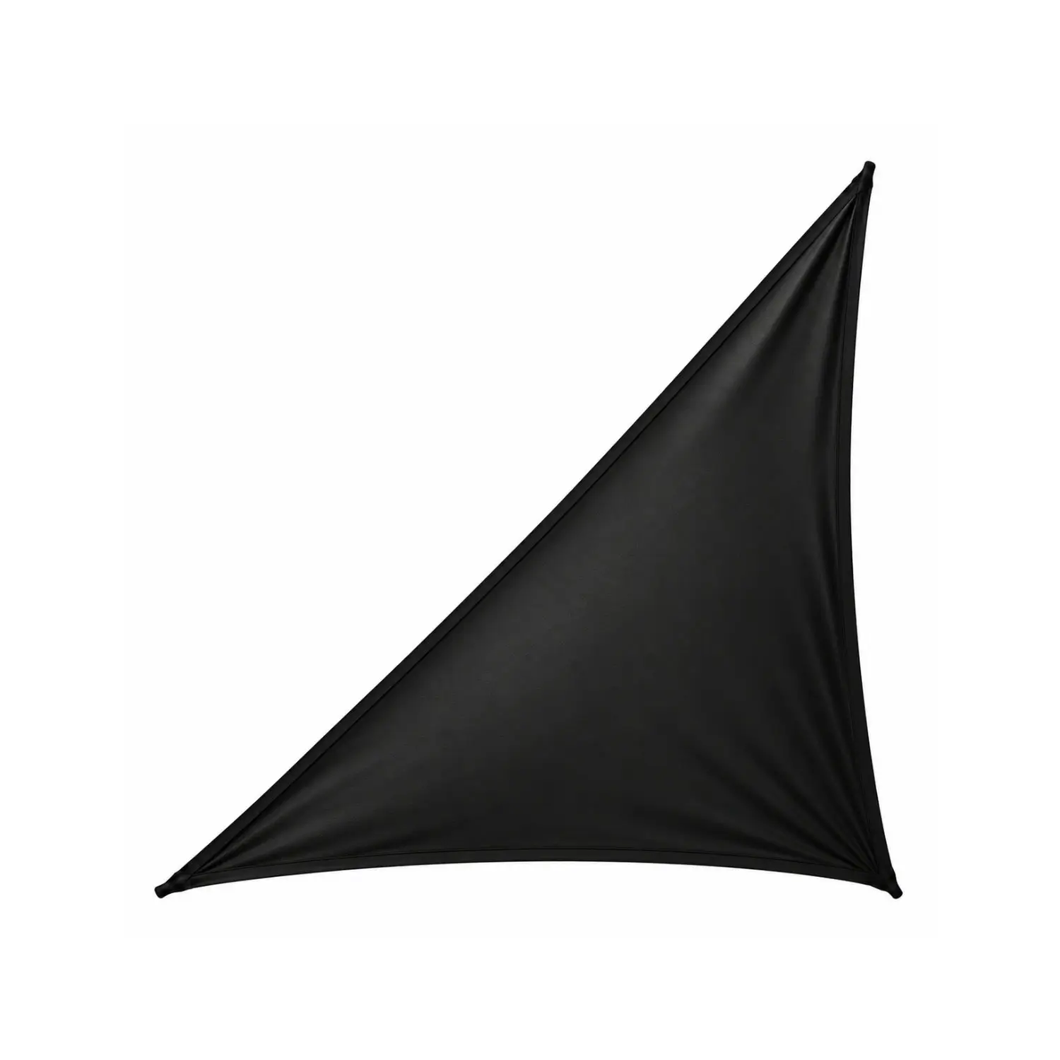 Lycra tendu noire triangle rectangle 3,6 × 5,4 m | MYCONOS