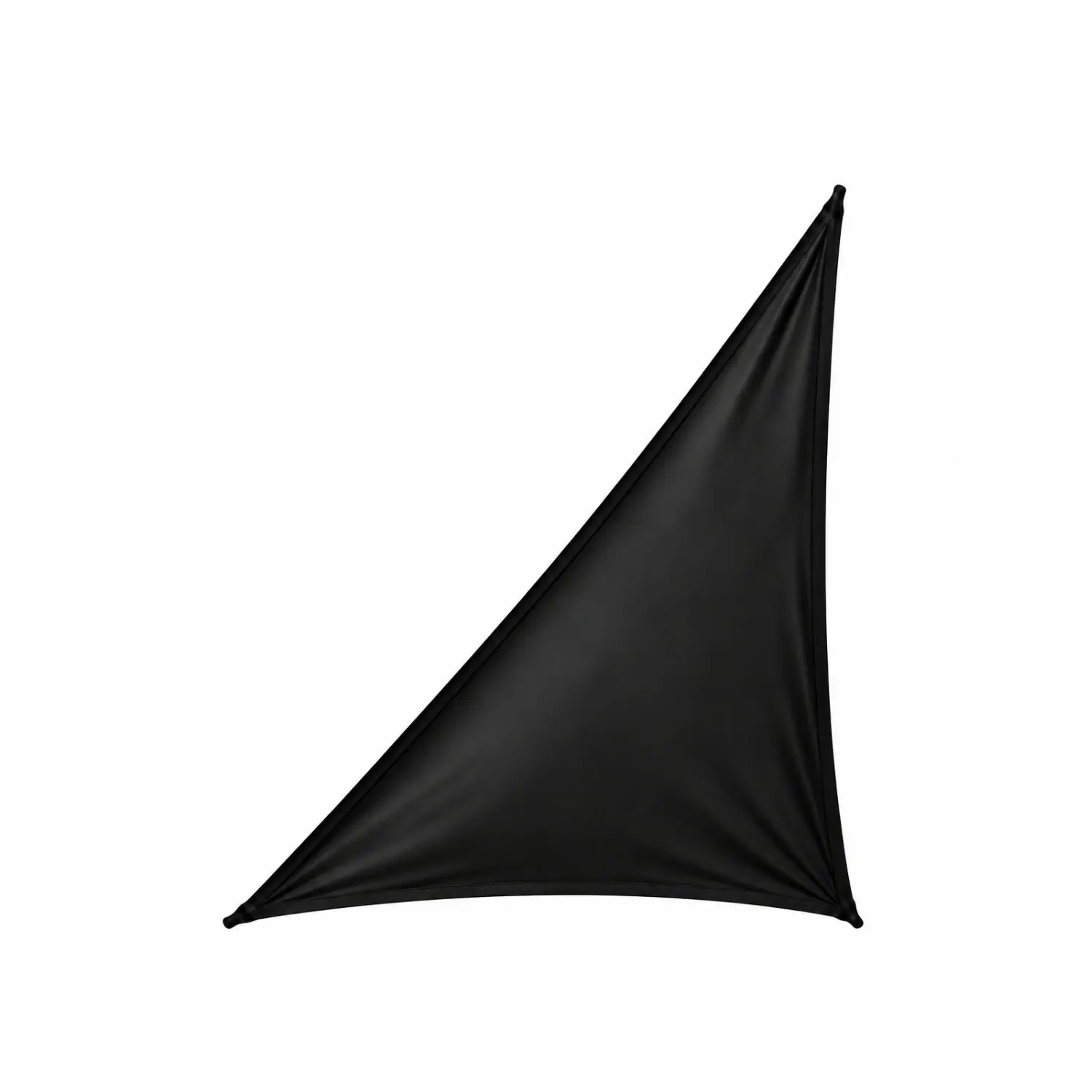 Voile lycra noire triangle rectangle 4,6 × 3,5 m | PATRAS