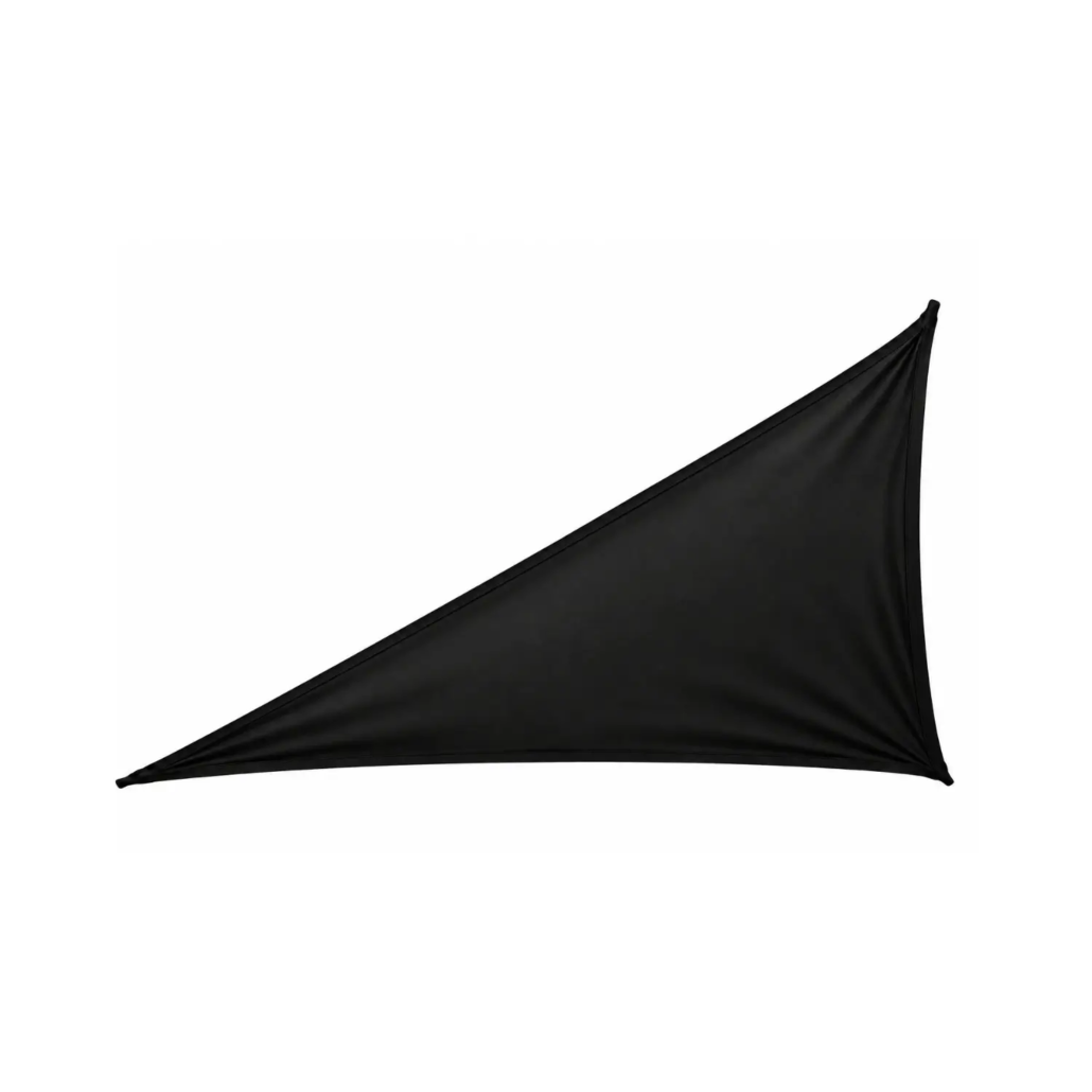 Structure lycra noire triangulaire fuselée 2,1 × 5,4 m | SANTORIN Structure lycra noire triangulaire fuselée 2,1 × 5,4 m | SANTORIN