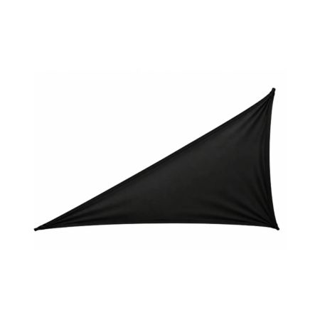 Structure lycra noire triangulaire fuselée 2,1 × 5,4 m | SANTORIN