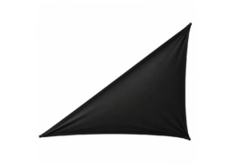 Voile lycra noire triangulaire rectangle 2,7 × 4,6 m | THESSALONIQUE Voile lycra noire triangulaire rectangle THESSALONIQUE 2,7 × 4,6 m pour plafond événementiel